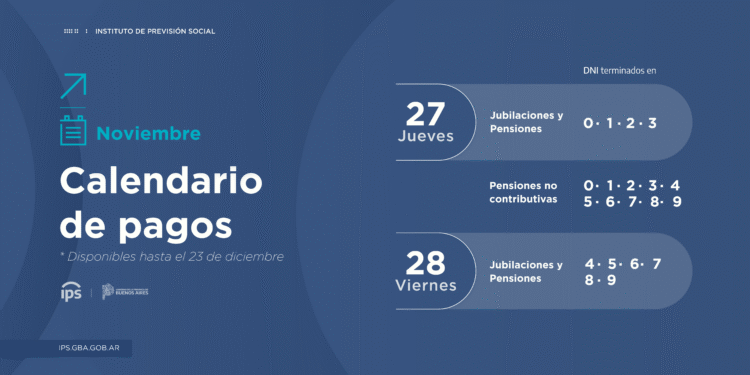 EL IPS PAGA HABERES DE NOVIEMBRE