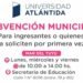 Comienzan las inscripciones a subvenciones municipales para estudiantes de la Universidad Atlántida Argentina