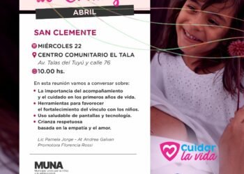 Este miércoles habrá un encuentro abierto sobre crianza en San Clemente