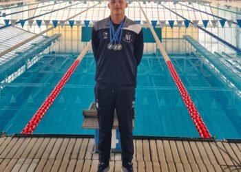 El nadador Martín Pereyra se consagró campeón provincial en dos pruebas en Mar del Plata