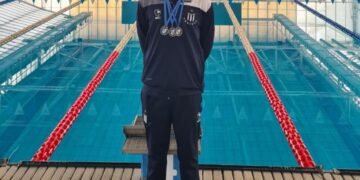 El nadador Martín Pereyra se consagró campeón provincial en dos pruebas en Mar del Plata