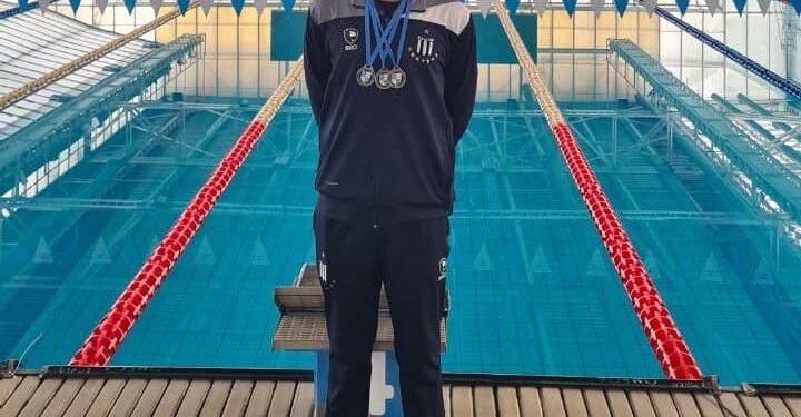 El nadador Martín Pereyra se consagró campeón provincial en dos pruebas en Mar del Plata