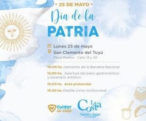 Se celebrará en San Clemente el 216° aniversario de la Revolución de Mayo