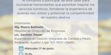 Invitación – Taller Participativo “La Calidad Turística se construye entre todos”
