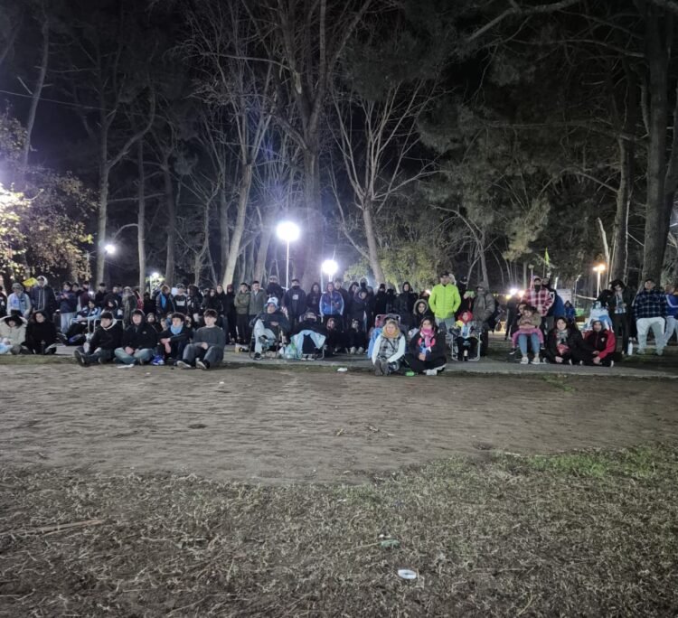 Con el partido de la Selección Argentina, se vivió en San Bernardo el Fan Fest futbolero