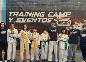 El Seleccionado Municipal de Taekwondo sumó 12 medallas en un torneo internacional