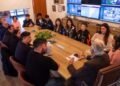 Juan recibió a jóvenes de La Costa que participan de intercambios culturales en distintos países