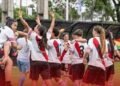 Candelaria Murillo convirtió un gol en la final del título internacional de River