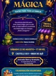 Teatro gratuito para toda la familia: “La Tienda Mágica” llega a Mar de Ajó