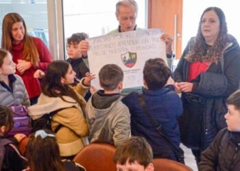 Estudiantes del Colegio Modelo conocieron por dentro el Palacio Municipal
