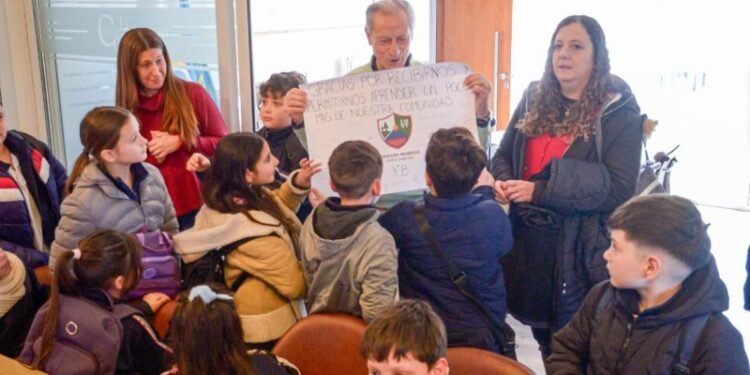 Estudiantes del Colegio Modelo conocieron por dentro el Palacio Municipal