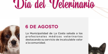 La Municipalidad de La Costa saluda a los veterinarios y veterinarias en su día