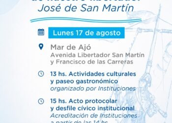 La Costa conmemorará el 176° aniversario del paso a la inmortalidad del General San Martín