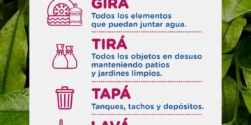 Medidas de prevención para evitar la reproducción del mosquito transmisor del dengue