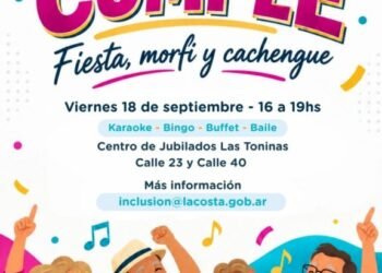 «El Gran Cumple» llega a Las Toninas con baile, buffet, karaoke y bingo familiar