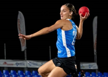 El equipo femenino de Beach Handball de La Costa subió al podio en el Mundial de Clubes de Brasil