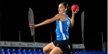El equipo femenino de Beach Handball de La Costa subió al podio en el Mundial de Clubes de Brasil