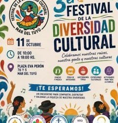 Se viene la 3ª edición del Festival de la Diversidad Cultural en Mar del Tuyú