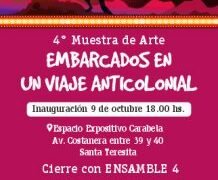 “Embarcados en un viaje Anticolonial”: una muestra colectiva en el Centro Expositor Carabela