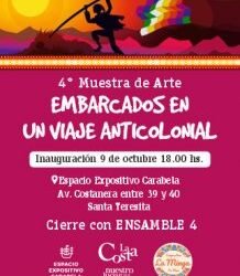 “Embarcados en un viaje Anticolonial”: una muestra colectiva en el Centro Expositor Carabela